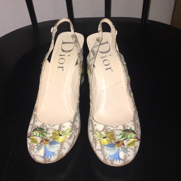 Christian Dior Shoes - Diorissimo Slingbacks